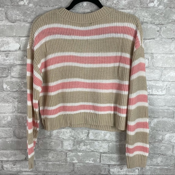 Wild Fable Striped Cropped Sweater - Picture 4 of 6